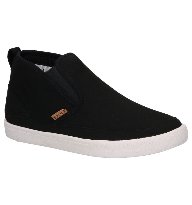 Saola Baskets slip-on en Noir (254145)