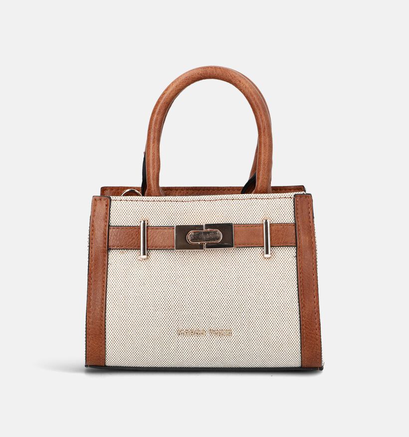 Marco Tozzi Lichtbeige/Cognac Handtas met Riem voor dames (372362)