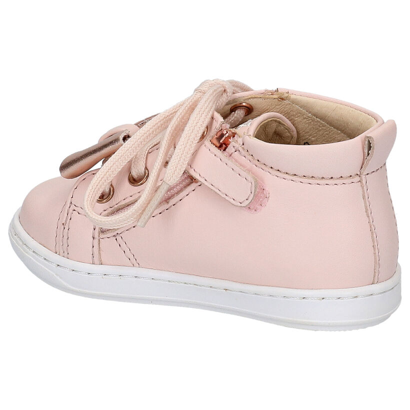 Shoo Pom Bouba Knot Chaussures à Lacets en Rose en cuir (268769)