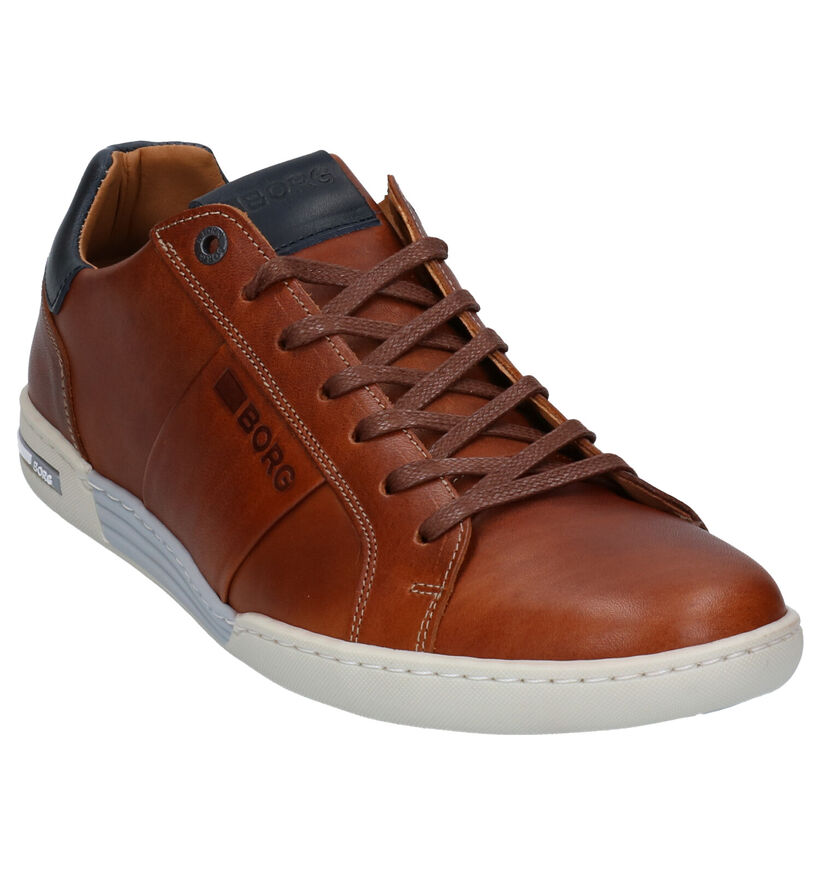 Björn Borg Cay Lea Cognac Veterschoenen in leer (278773)