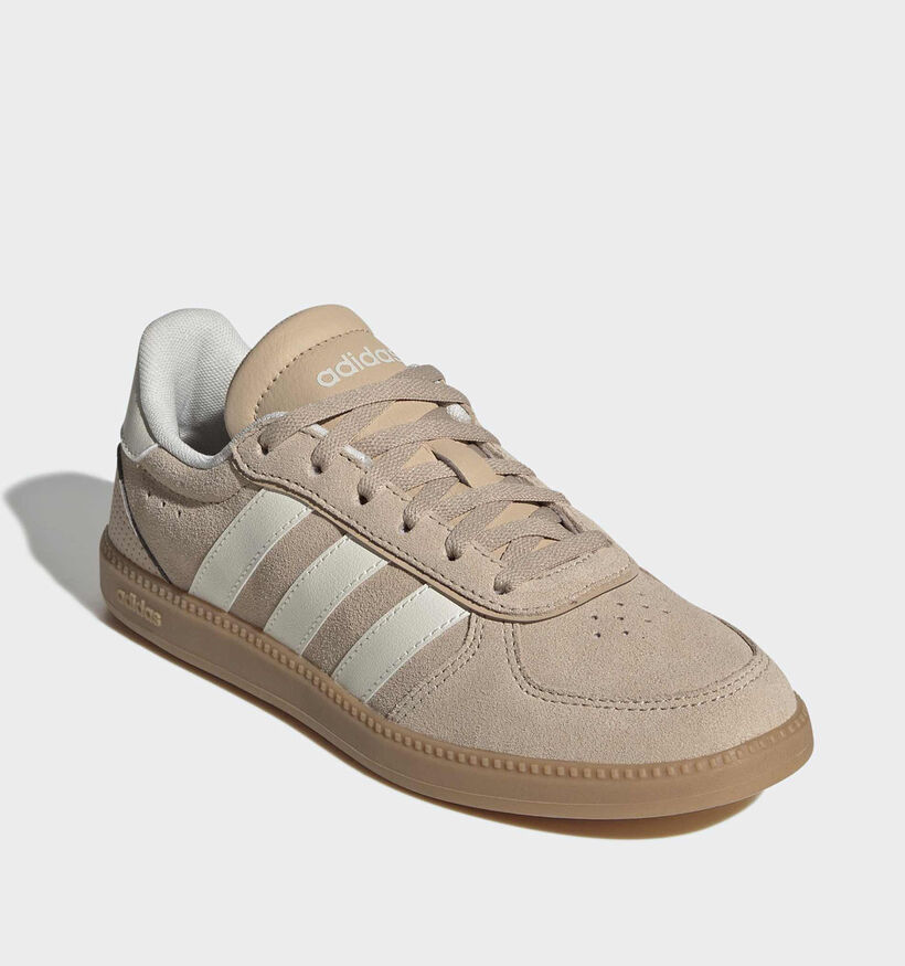 adidas Breaknet Sleek Beige Sneakers voor meisjes (372705) - geschikt voor steunzolen