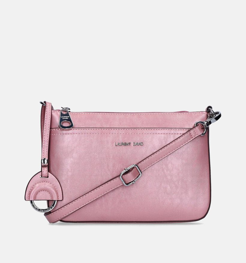 Laurent David Nos 006 Sac porté croisé en Rose pour femmes (337086)