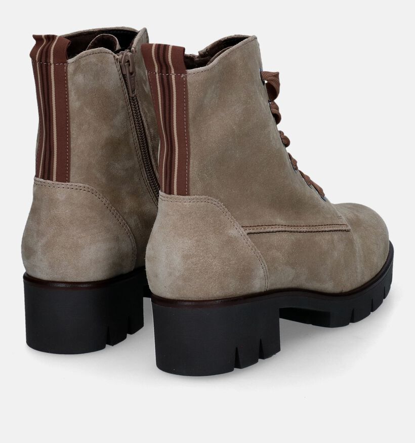 Gabor Best Fitting Bottines en Kaki pour femmes (315230) - pour semelles orthopédiques