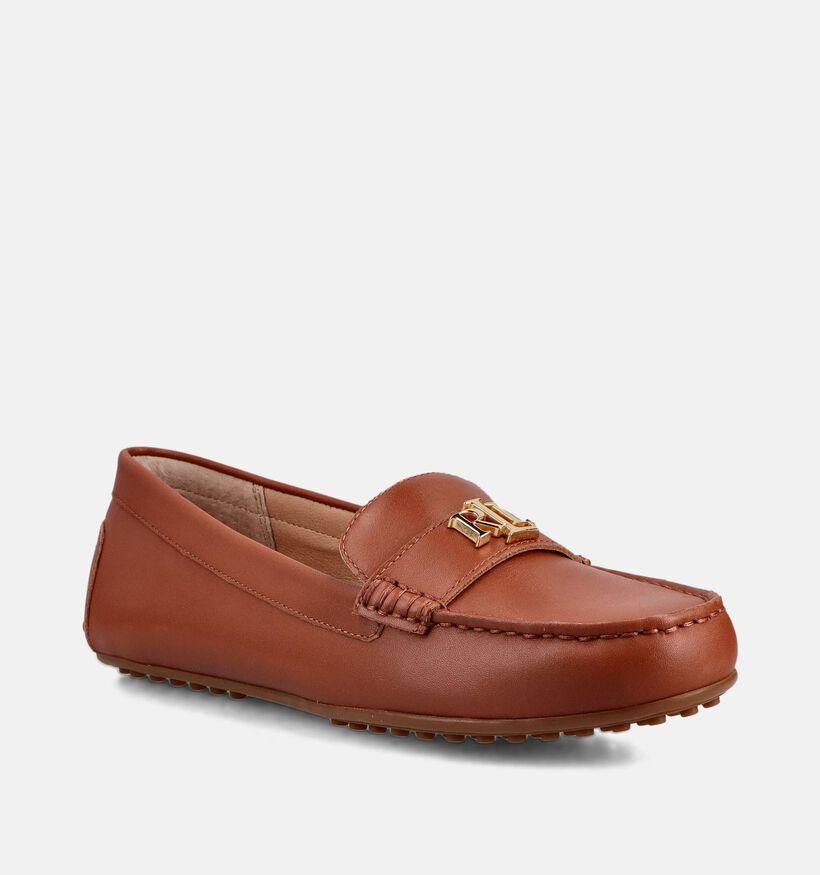 Polo Ralph Lauren Barnsburry Loafers en Cognac pour femmes (372001)