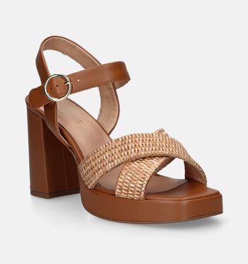 Signatur Sandales Cognac