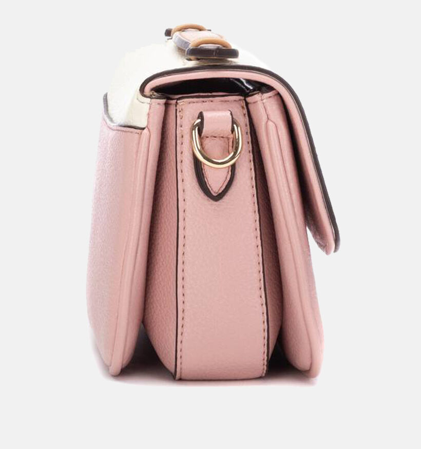 Xti Sac port&eacute; crois&eacute; en Rose/Beige pour femmes (373588)