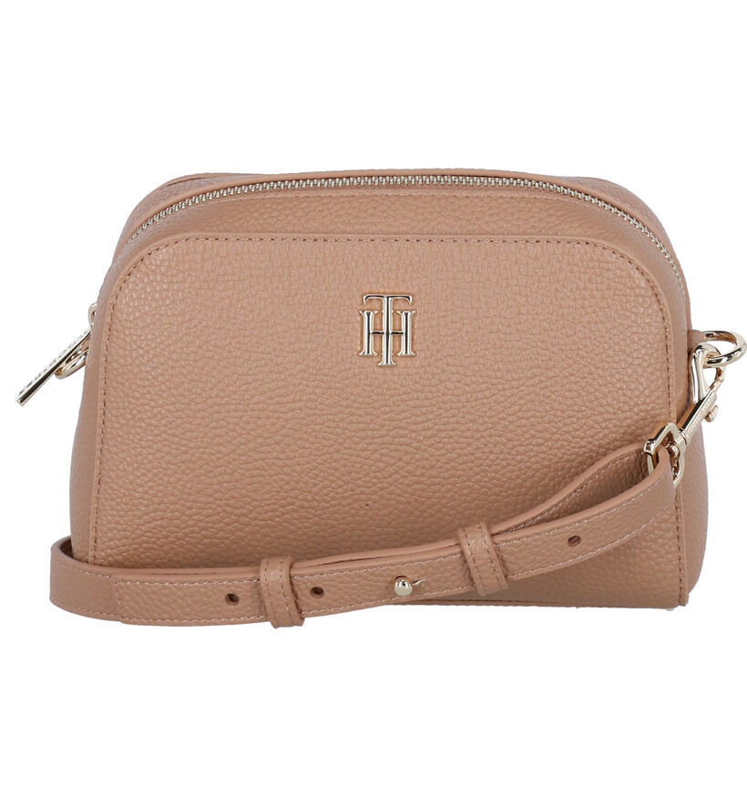 Tommy Hilfiger TH Essence Sac porté croisé en Beige en simili cuir (280424)