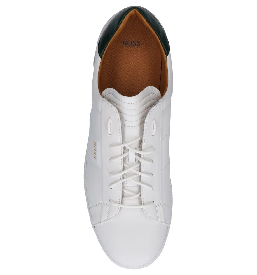 Hugo Boss Chaussures basses en Blanc en cuir (237088)