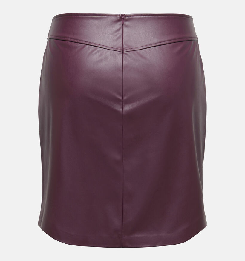 ONLY Carmakoma Bitten Bordeaux Mini-Rok voor dames (378388)
