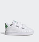 adidas Advantage Baskets en Blanc pour filles, garçons (350568) - pour semelles orthopédiques