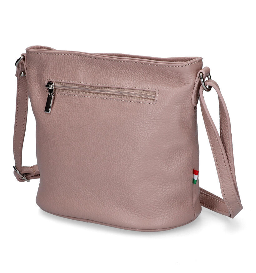 Time Mode Bubu 24 Roze Crossbody Tas in leer (311073)