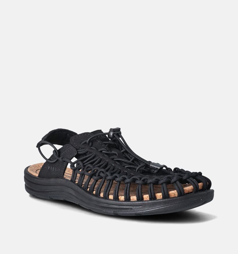 Keen II Convertible Nu-pieds casual en Noir pour hommes (356371)