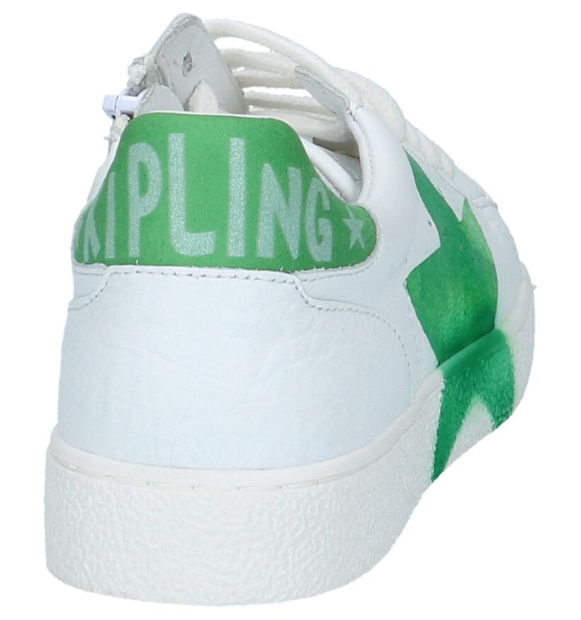 Kipling Witte Sneakers met Ster in leer (218053)