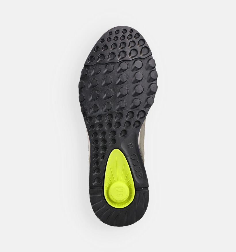 ECCO Exostride Kakigroene Veterschoenen voor heren (369744) - geschikt voor steunzolen
