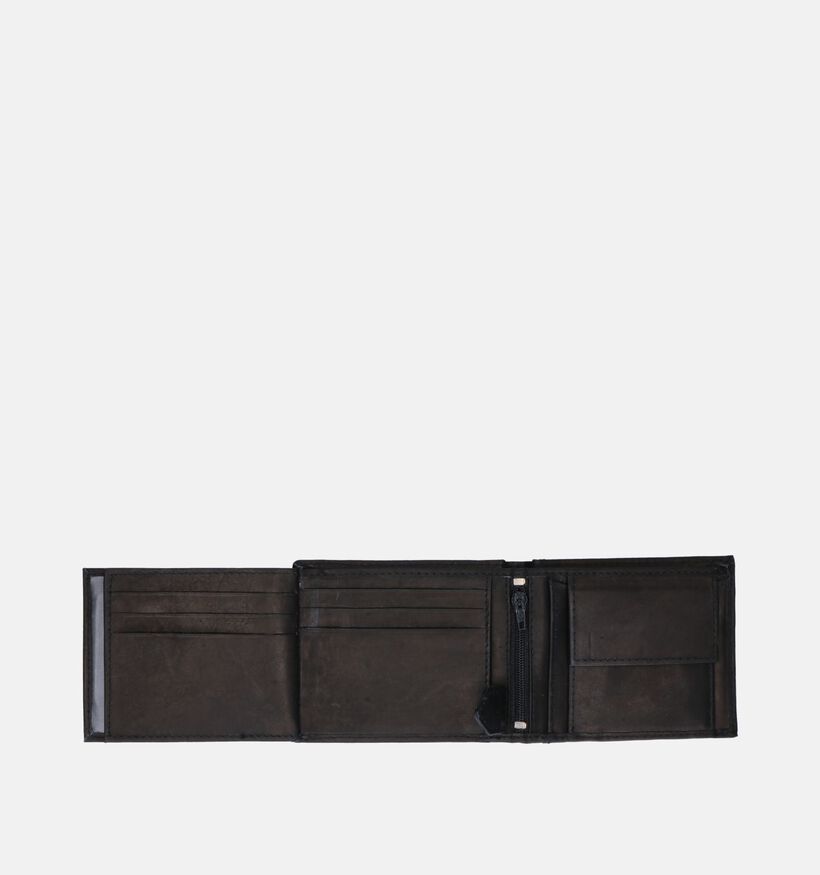 Euro-Leather Zwarte Portefeuille voor heren (365214)