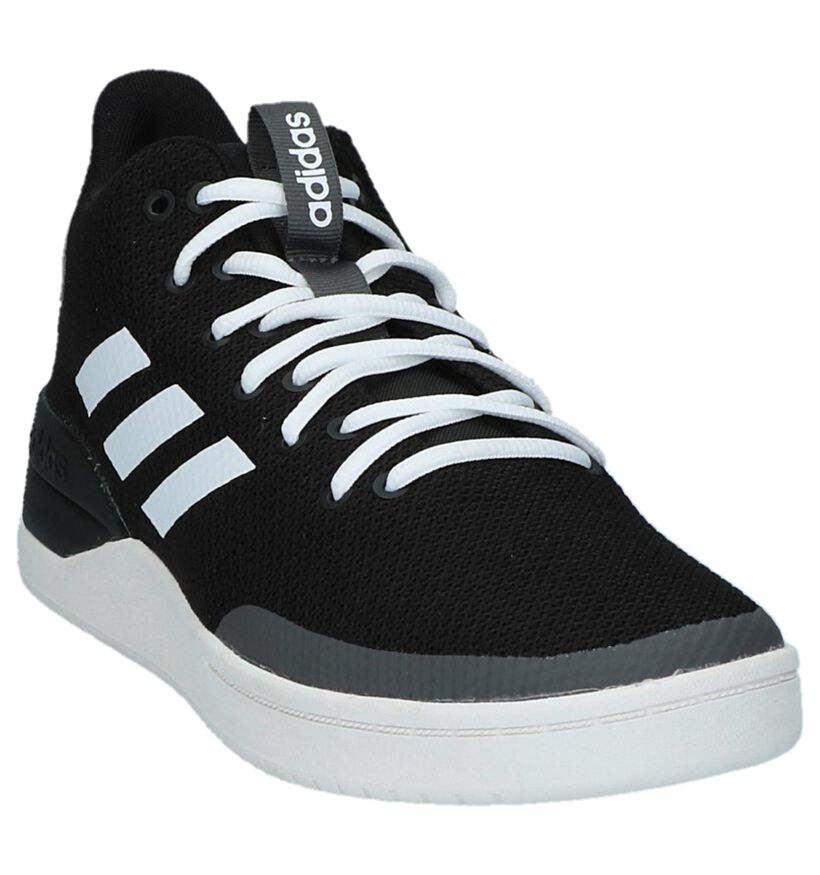 adidas BBALL 80S Grijze Sneakers in stof (221578)