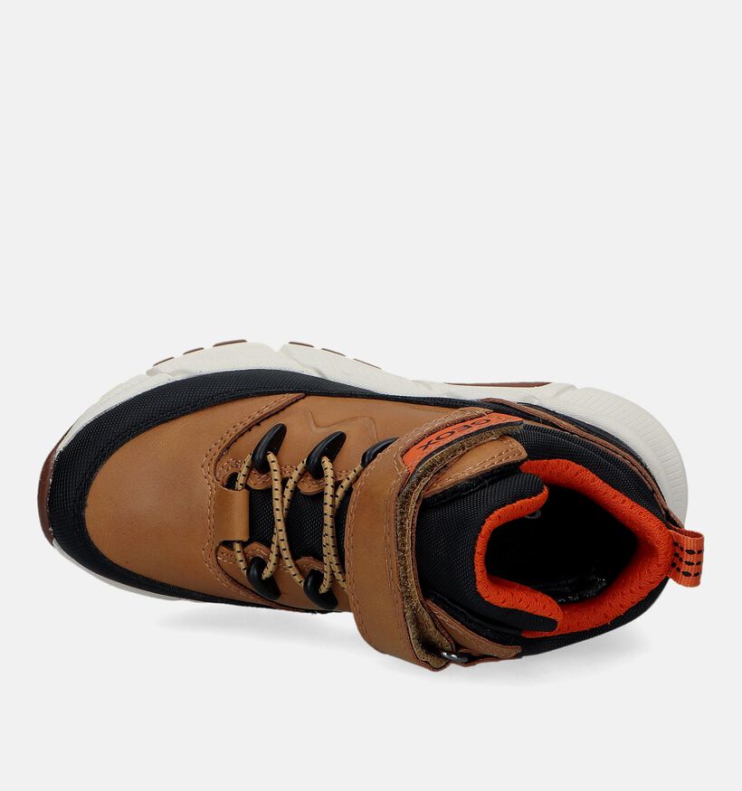 Geox Flexyper Bottines en Noir pour garçons (330095) - pour semelles orthopédiques