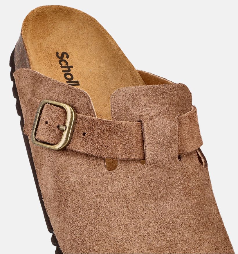 Scholl Fae Taupe Slippers voor dames (381007)