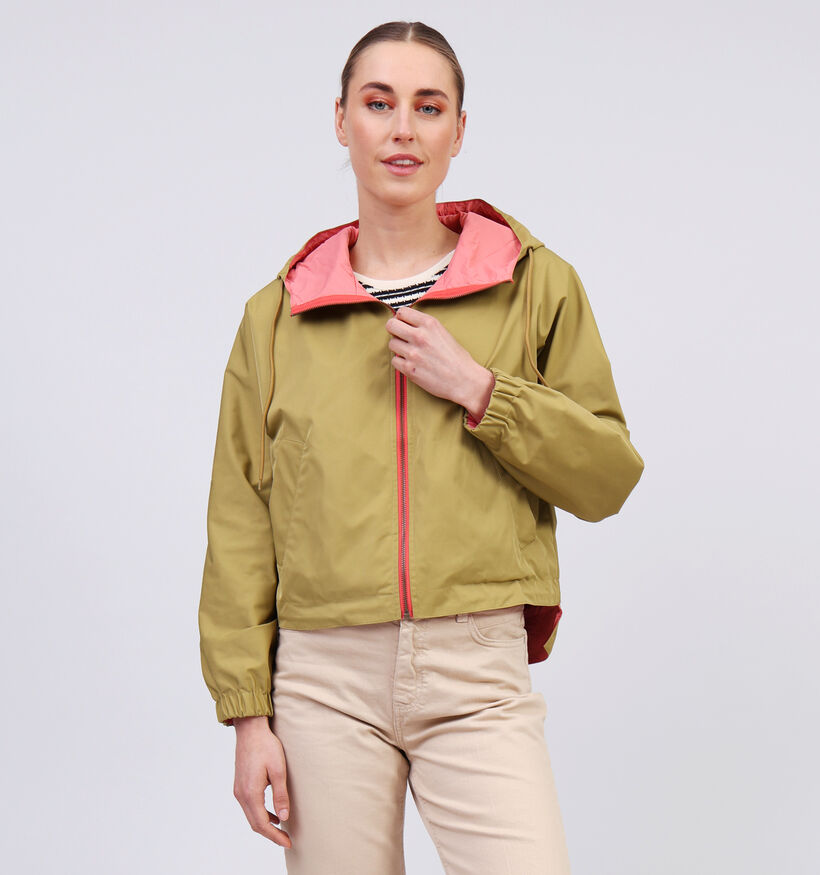 Rue Mazarine Sodah Veste courte en Vert khaki pour femmes (357926)