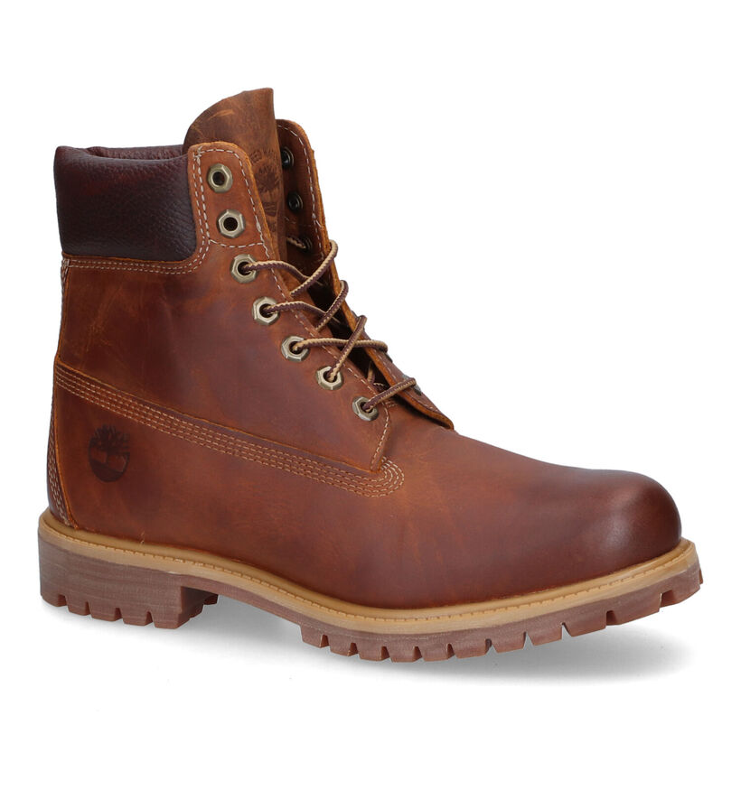 Timberland Heritage 6IN Premium Bruine Boots voor heren (313514) - geschikt voor steunzolen