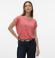 Vero Moda Ava Rood Basic T-shirt voor dames (352199)
