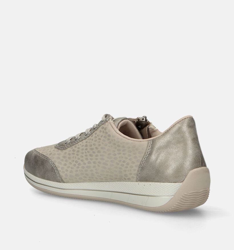 Rieker Beige Sneakers voor steunzolen voor dames (335505) - geschikt voor steunzolen