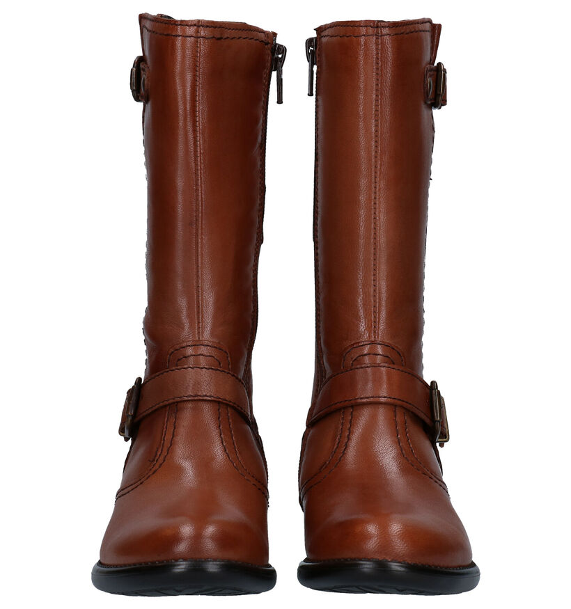 Loli Laly Bottes hautes en Cognac en cuir (278792)