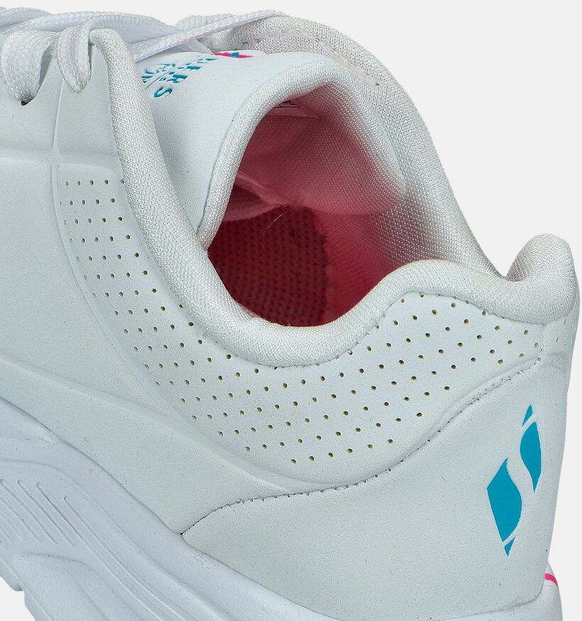 Skechers X Jgoldcrown Uno Lite Witte Sneakers voor meisjes (350338) - geschikt voor steunzolen
