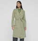 Vila Juice Manteau mi-long en Vert pour femmes (351776)