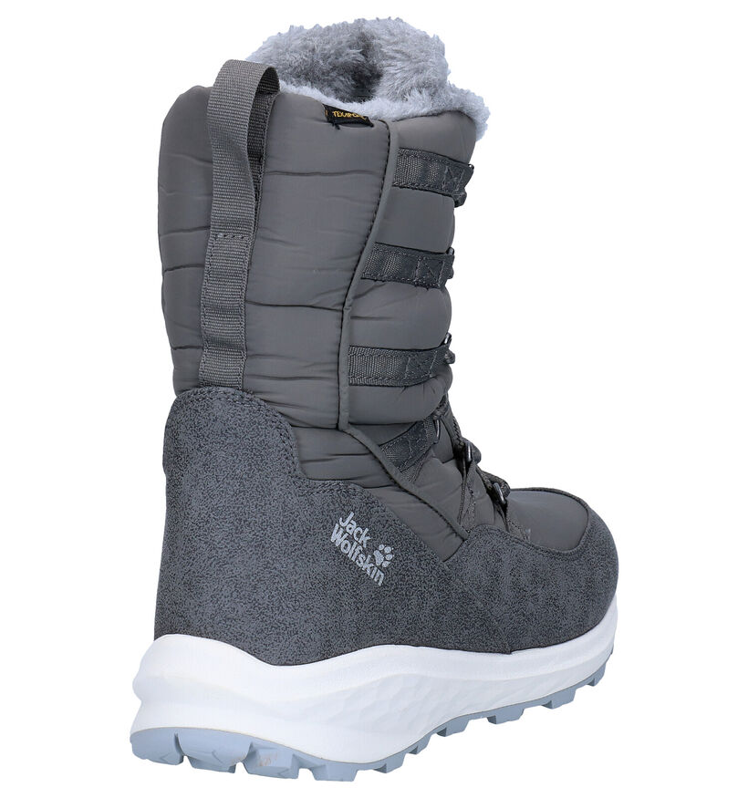 Jack Wolfskin Nevada Texapore Grijze Snowboots in kunstleer (282909)