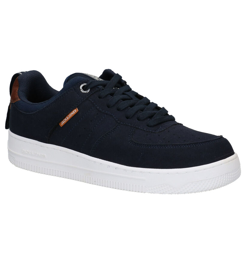 Jack & Jones Blauwe Sneakers in kunstleer (278256)