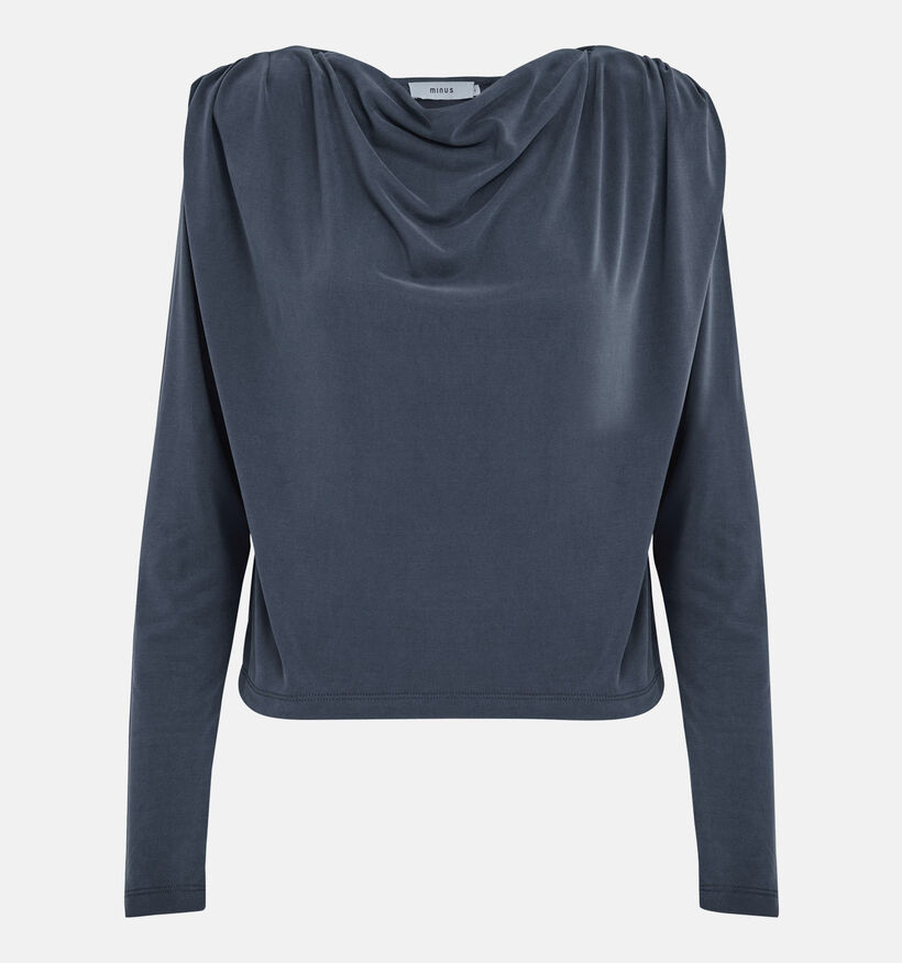 Minus Tasia Blauwe Blouse voor dames (348242)
