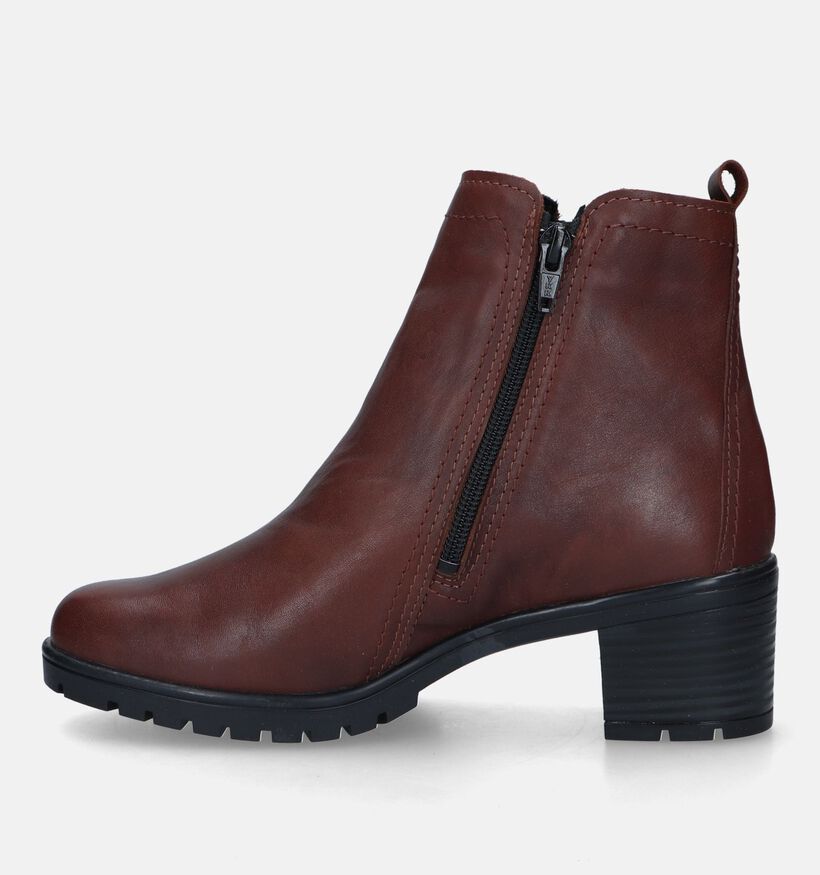 Solemade Fiona 17 Cognac Enkellaarzen Met Blokhak voor dames (331046)