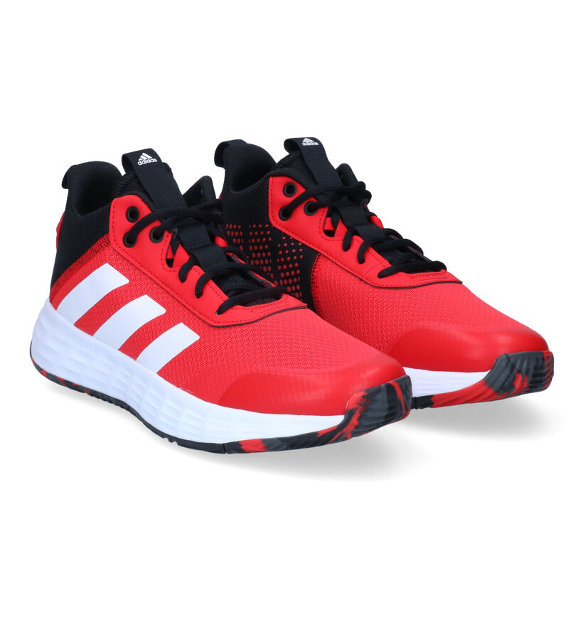 adidas Own The Game Baskets en Rouge pour hommes (302001) - pour semelles orthopédiques