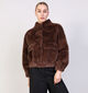 Adoré Milana Manteau court en Marron pour femmes (369250)