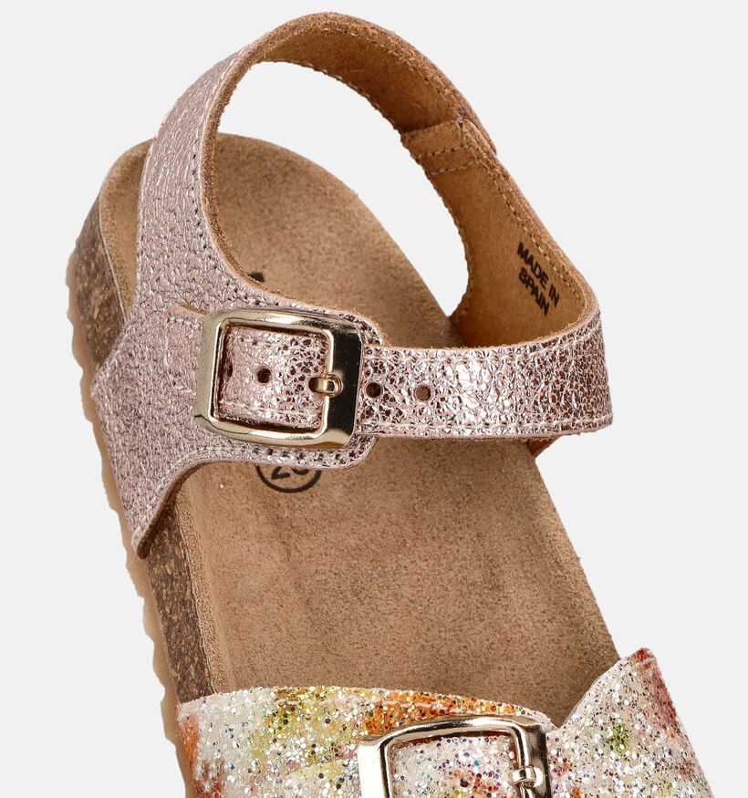 Little David Flowers Ros&eacute; Gouden Sandalen voor meisjes (372939)