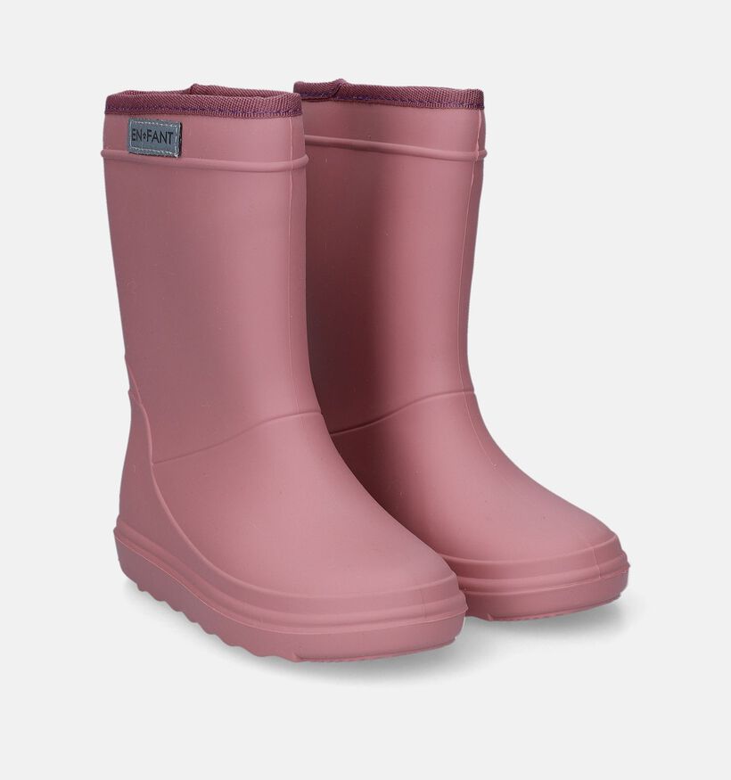 Enfant Bottes de pluie en Rose pour filles (330314)