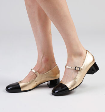 Gabor Best Fitting Pumps Goud/Zilver