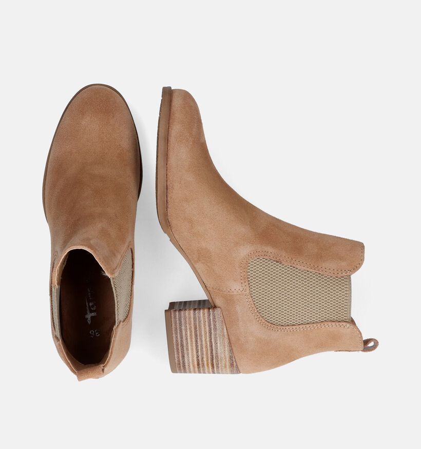 Tamaris Bottines à talons en Naturel pour femmes (320787)