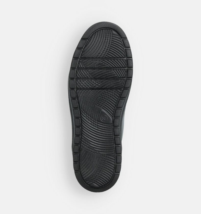 Jana Zwarte Sneakers voor dames (360425) - geschikt voor steunzolen