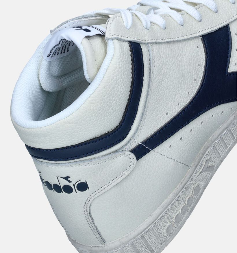 Diadora Game L High Waxed Witte Sneakers voor heren (344896)
