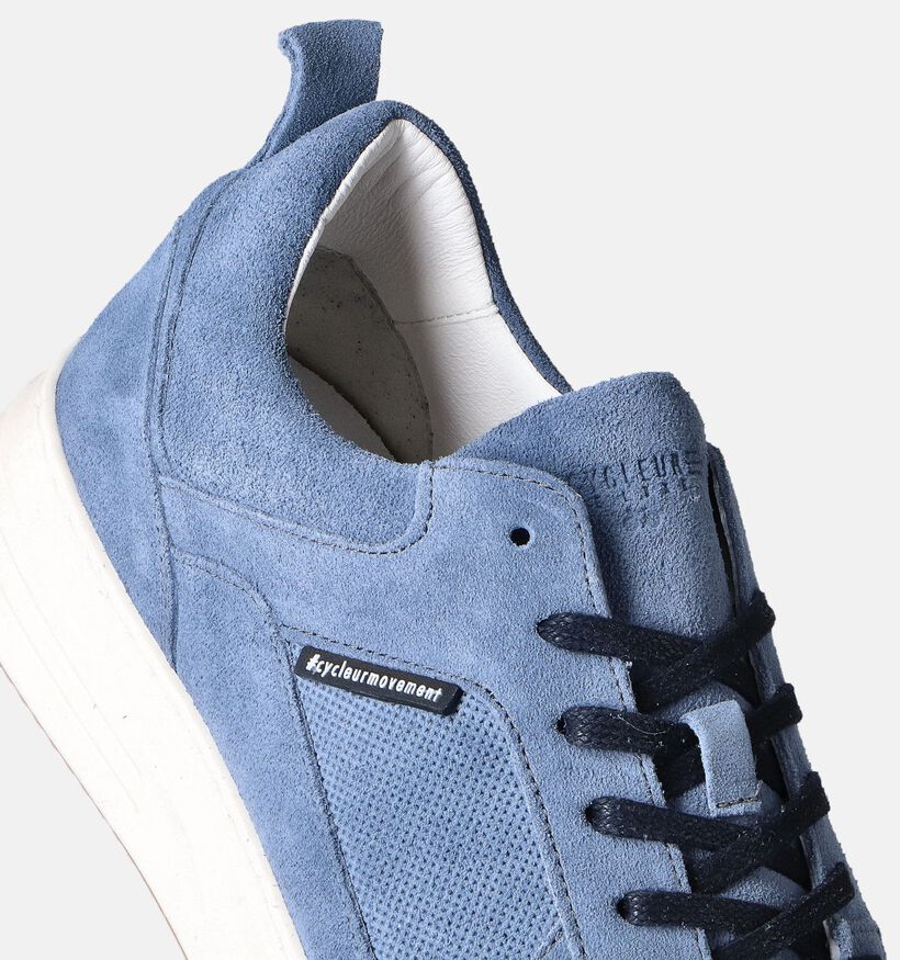 Cycleur de Luxe Commuter Chaussures à lacets en Bleu pour hommes (355217) - pour semelles orthopédiques