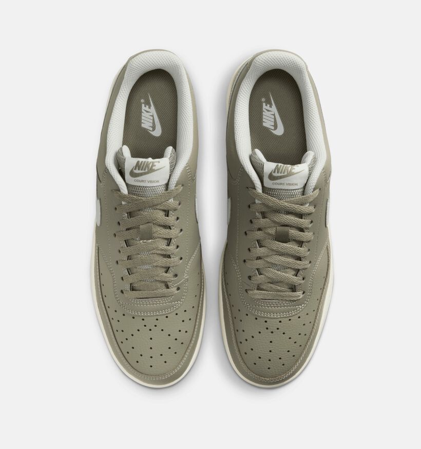 Nike Court Vision Low Groene/Kaki Sneakers voor heren (359789) - geschikt voor steunzolen