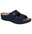 Comfort Plus Nu-pieds compensées en Bleu foncé pour femmes (296437)
