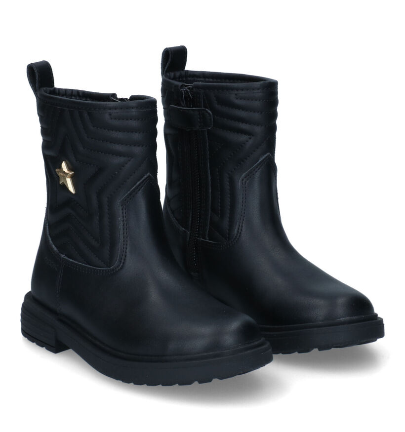 Geox Eclair Bottes basses en Noir en simili cuir (317644)