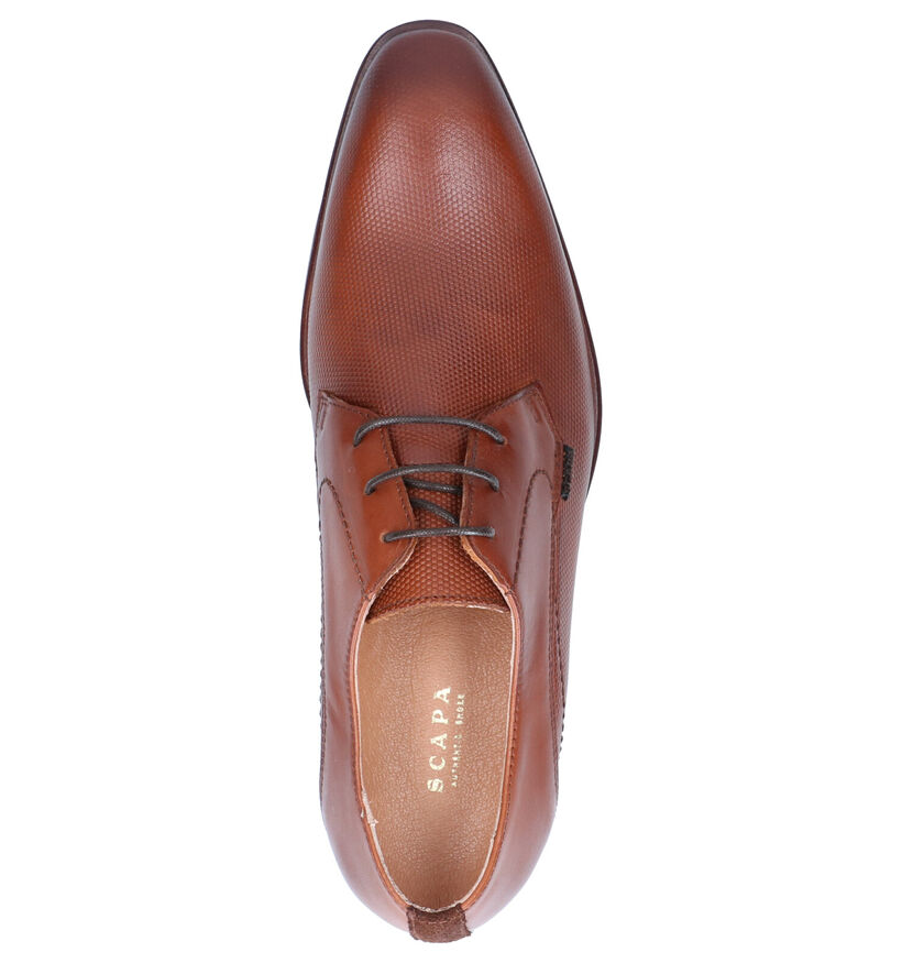 Scapa Cognac Geklede Schoenen in leer (270334)