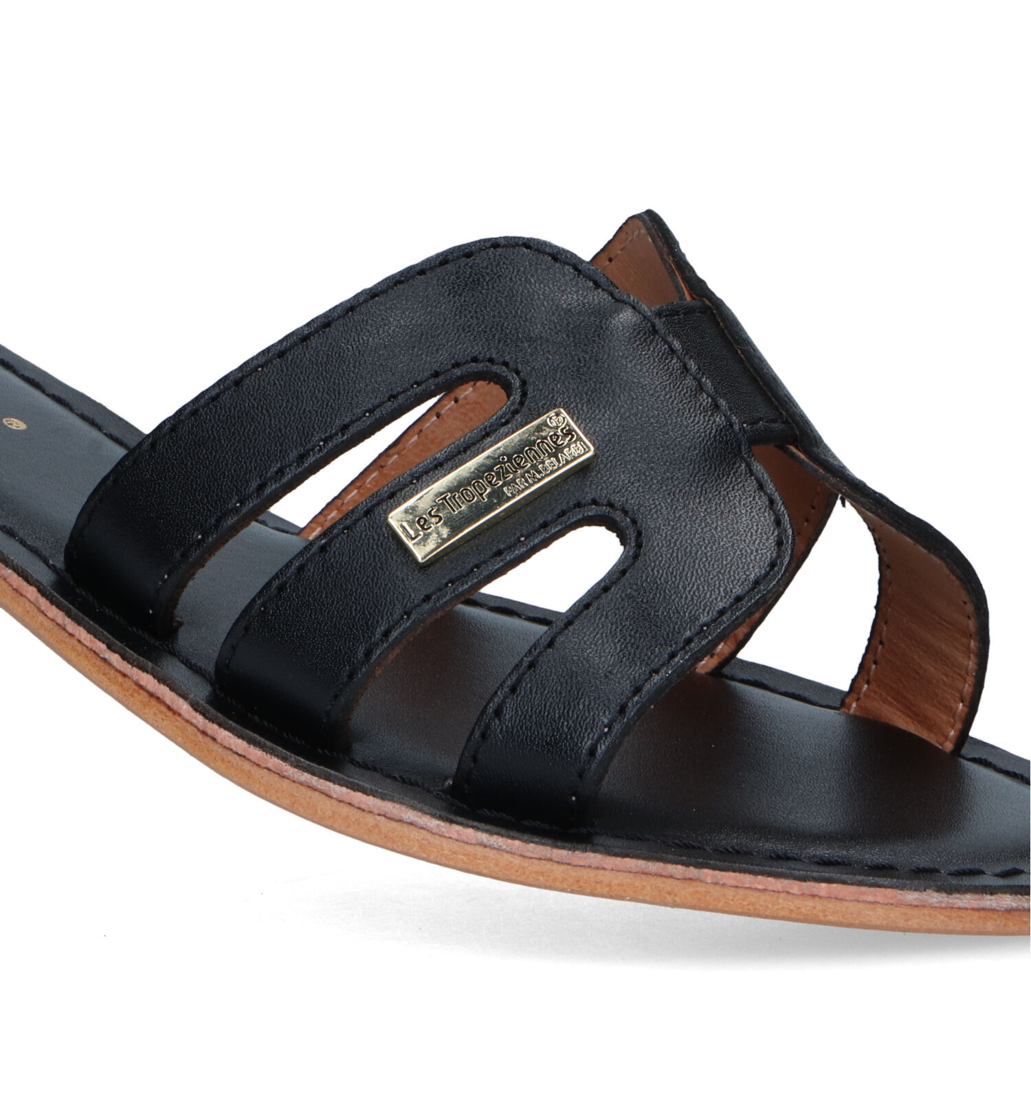 Les Tropeziennes Damia Zwarte Slippers Dames Slippers Online