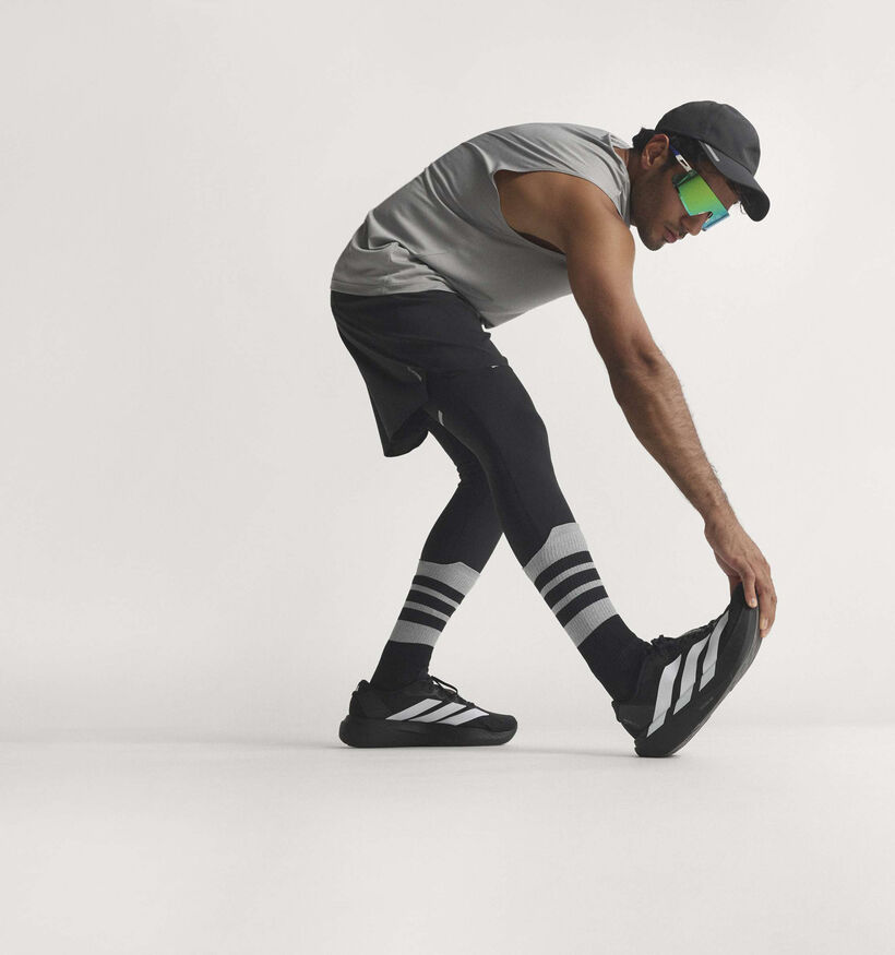 adidas Adizero Evo Baskets basses en Noir pour hommes (375277) - pour semelles orthop&eacute;diques