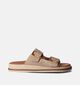 Tamaris Mules Plates à Boucles Taupe pour femmes (354300)