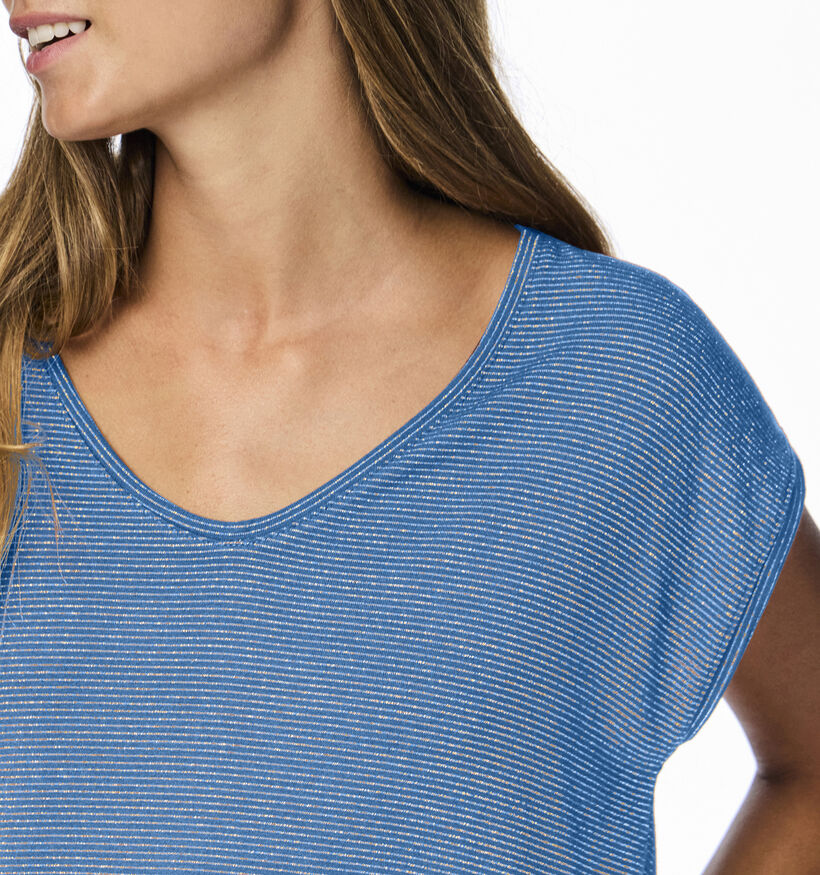 Pieces Billo Blauw T-shirt voor dames (351124)